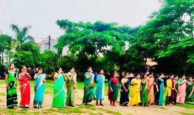 साँई नगर अभनपुर में हर्षोल्लास के साथ मनाया गया हरेली महोत्सव ।