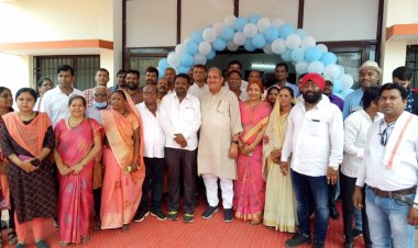 अभनपुर में नव निर्मित सीएचसी भवन , आक्सीजन प्लांट एवम हमर लैब  का लोकार्पण किया गया।