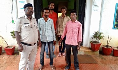 परसुलीडीह में शांति भंग करने वाले चार लोग गिरफ्तार