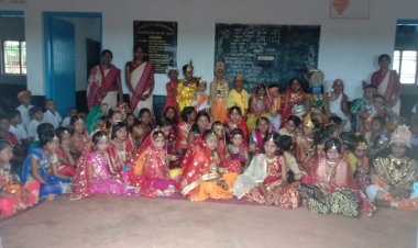 तूता के शिशु मंदिर में कृष्ण जन्माष्टमी मनाया गया।