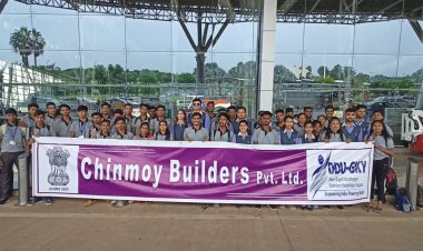 चिन्मय बिल्डर्स में संचालित दीनदयाल उपाध्याय ग्रामीण कौशल योजना के तहत फ्लिपकार्ट कंपनी  में 21 बच्चो का हुआ चयन।