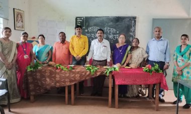 बड़े उरला के मिडिल स्कूल में  शिक्षक दिवस मनाया गया।