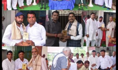 उपरवारा के रुद्र संस्कार स्कूल में  45  शिक्षकों का किया गया सम्मान।