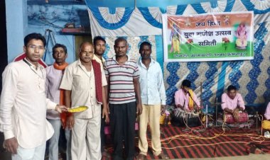 उल्बा में पितरों को श्रद्धांजलि देने रामधुनी का आयोजन