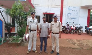 शांति भंग के आरोप में केंद्री के व्यक्ति को किया गया गिरफ्तार