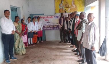 अभनपुर में एक दिवसीय  निशुल्क नेत्र जांच शिविर हुई संपन्न।