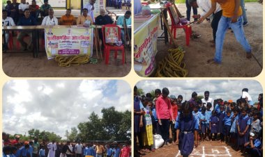 चेरिया नवा रायपुर में छत्तीसगढ़िया ओलंपिक की रही धूम।