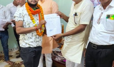 संकरी के शशिकांत साहू बने साहू समाज युवा प्रकोष्ट उपाध्यक्ष