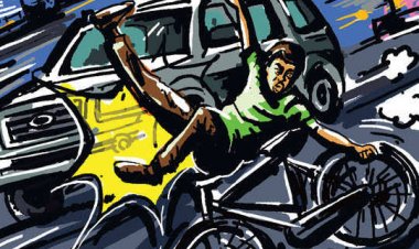 परसुलीडीह में सायकल सवार को चारपहिया वाहन ने मारी टक्कर