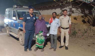 रास्ता भटके 85 वर्षीय महिला को डायल 112 ने पहुंचाया घर