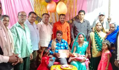 जुलुम में कन्या पूजन कर,बेटी पढ़ाओ का संदेश दिया