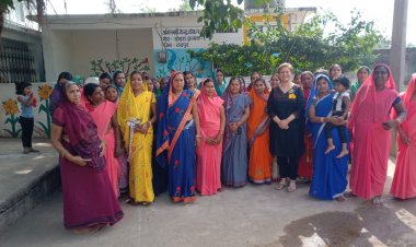 ढोडरा के नंदघर में हेल्थ मेला का किया गया आयोजन