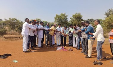 तूता में सीसी रोड व रंगमंच निर्माण कार्य का किया गया भूमिपूजन