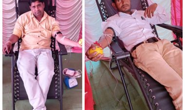 उपरवारा में हुआ रक्तदान शिविर का आयोजन,  क्षेत्र के युवाओं ने लिया बढ़ चढ़कर भाग