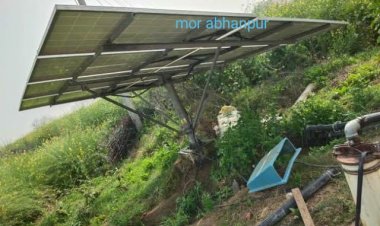 आमनेर के खेत में लगे सोलर पंप का कंट्रोलर की हुई चोरी