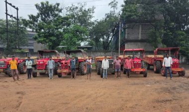 CG News : अवैध रेत परिवहन पर पुलिस की बड़ी कार्रवाई, 9 ट्रैक्टरों को किया जब्त