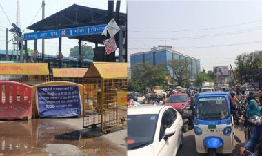Raipur News : मोवा रेलवे अंडरब्रिज बंद, मरम्मत के बीच ट्रैफिक व्यवस्था हुआ बेहाल, जाम से आम जनता परेशान