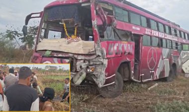 CG Accident News : जबलपुर से रायपुर आ रही बस की ट्रक से जोरदार टक्कर, 15 से अधिक यात्री घायल
