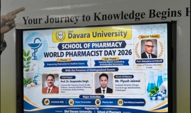 श्री दावड़ा विश्वविद्यालय में उत्साहपूर्वक मनाया गया विश्व फार्मासिस्ट दिवस