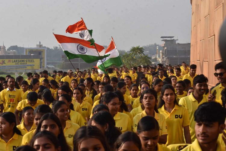 श्री दावड़ा यूनिवर्सिटी के ET वॉकथॉन 2026 में शामिल हुए उपमुख्यमंत्री अरुण साव, स्वस्थ समाज का दिया संदेश